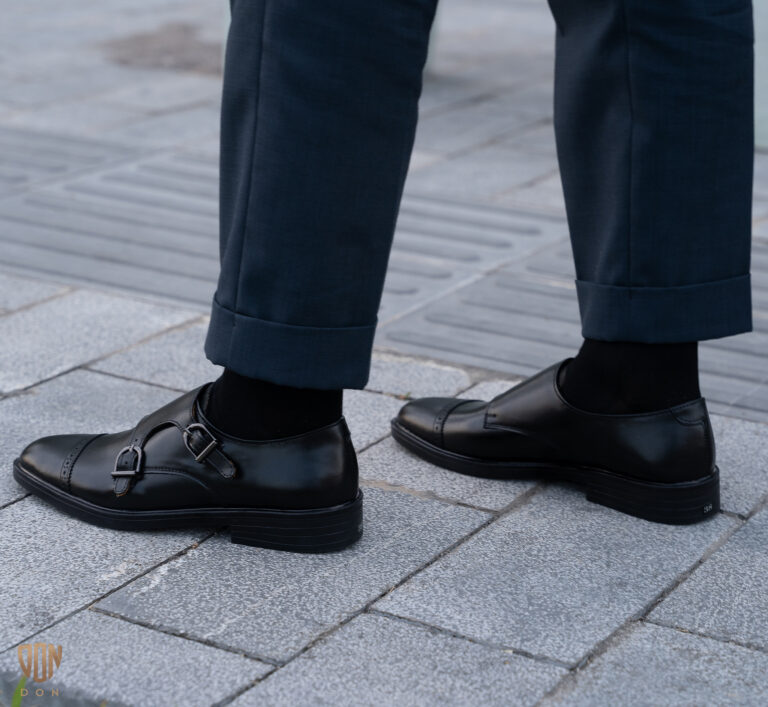 Double Monk Strap - Đen