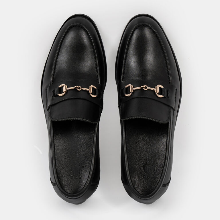 Lucca Horsebit Loafer RVC - Đen - Tăng 6CM Chiều Cao