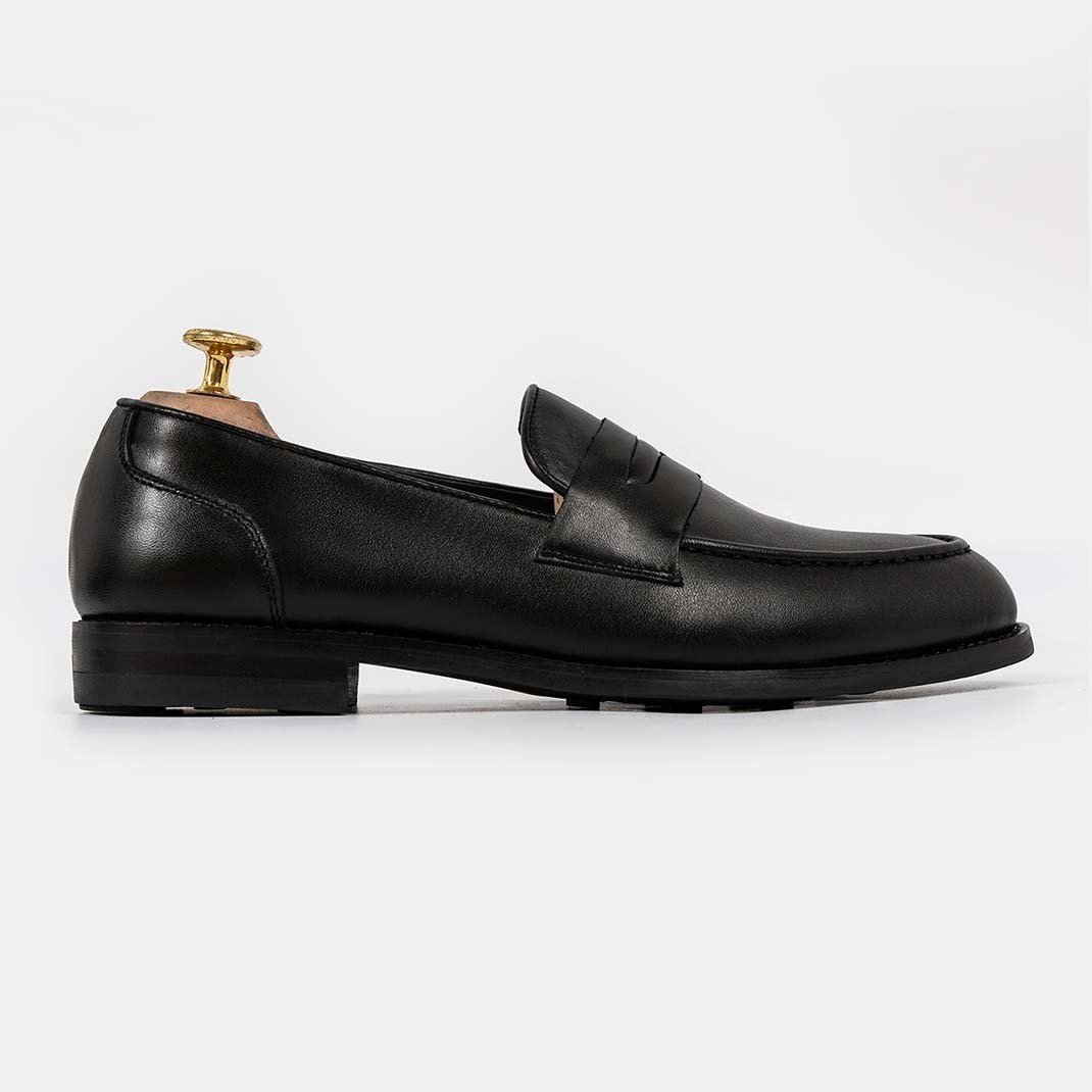 Lucca Penny Loafer - Đen - Tăng 6CM Chiều Cao