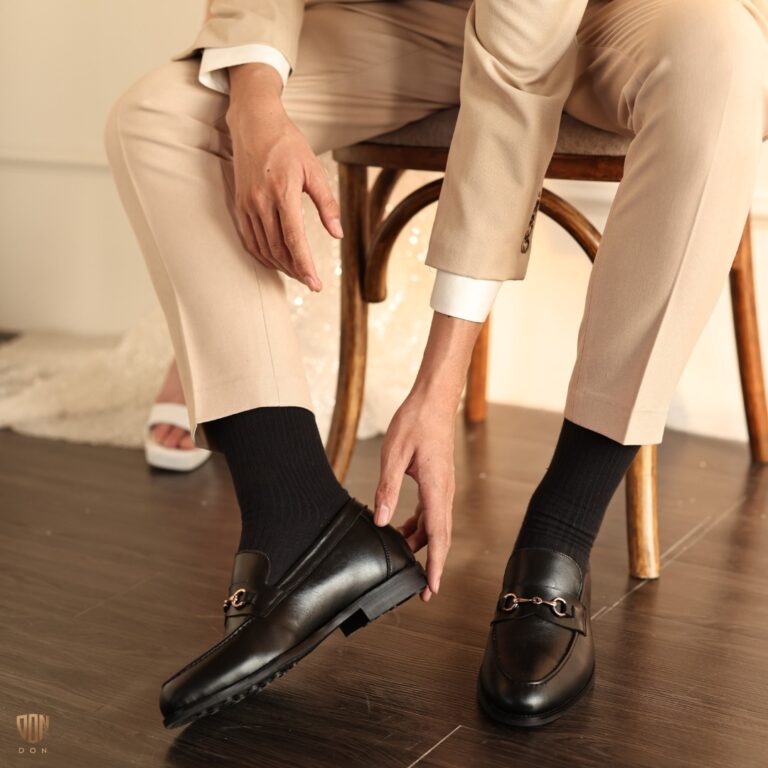 Lucca Penny Loafer - Đen - Tăng 6CM Chiều Cao