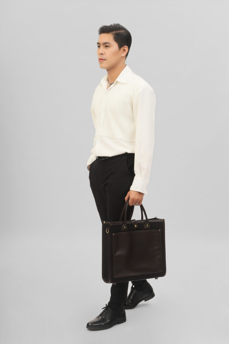 Túi Tote Cao Cấp Elegant - Nâu Đậm