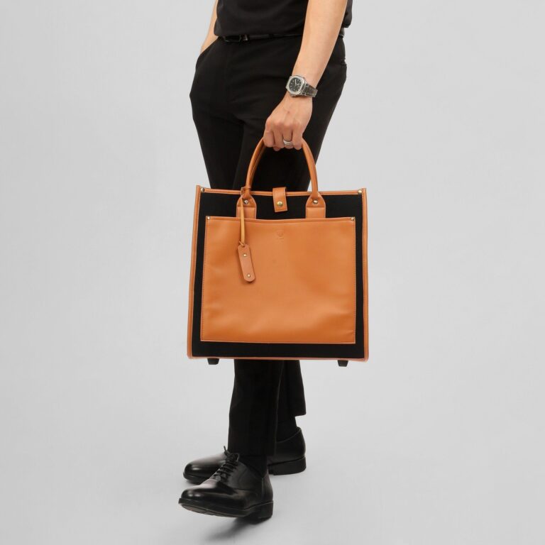 Túi Tote Cao Cấp Elegant - Nâu Đậm (Sao chép)